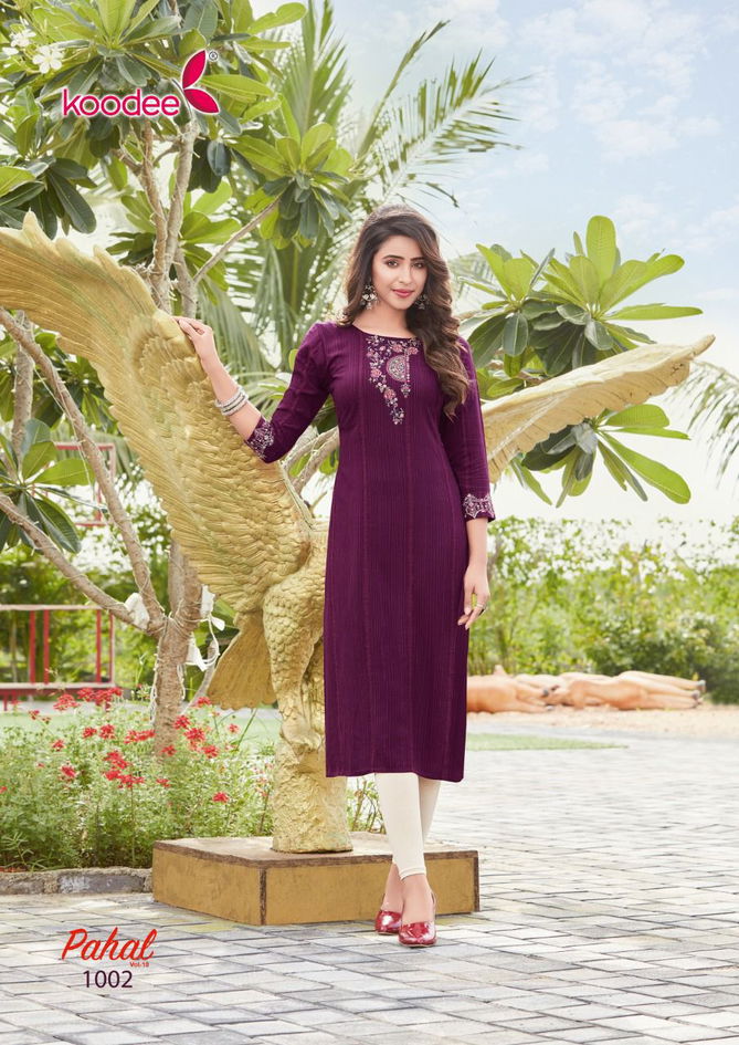 Koodee Pahal10 New Fancy Festive Wear Designer Kurtis Collection